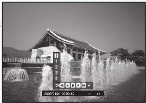 SAMSUNG SHR1041K - - Using the play button bar - 1