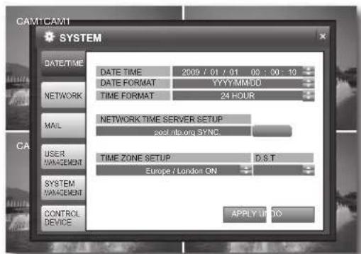 SAMSUNG SHR1041K - DATE/TIME - 1