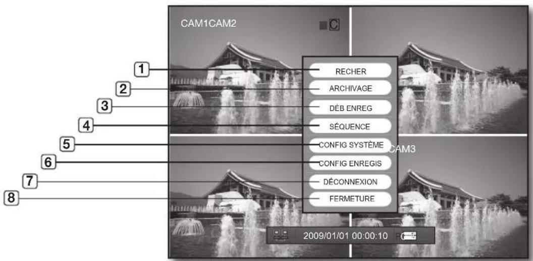 SAMSUNG SHR1041K - ICÔNES DE L'ÉCRAN LIVE - 2