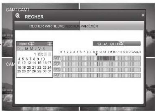 SAMSUNG SHR1041K - Recherche par heures - 1