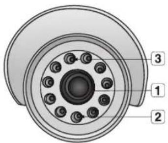 SAMSUNG SHR1041K - Nombres de componentes de la CAMERA - 1