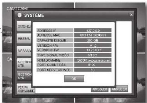 SAMSUNG SHR1041K - INFO SYSTÉME - 1