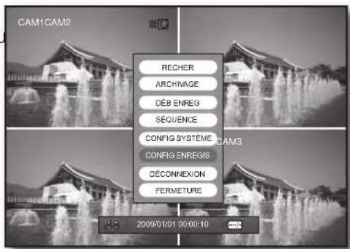 SAMSUNG SHR1041K - Config Enregis - 2