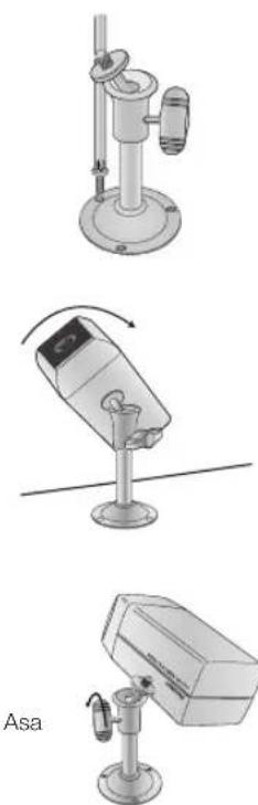 SAMSUNG SHR1041K - Ajuste del soporte de la CAMERA - 2