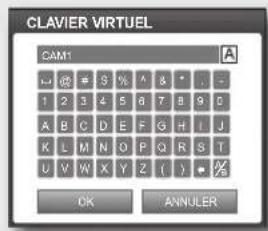 SAMSUNG SHR1041K - Utilisation du clavier virtuel - 1