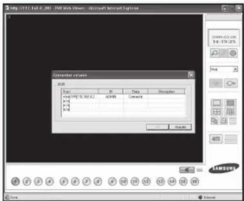 SAMSUNG SHR1041K - CONNEXION DE WEB VIEWER - 8