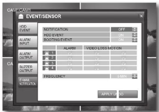 SAMSUNG SHR1041K - E-MAIL NOTIFICATION - 1