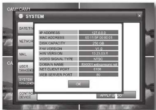 SAMSUNG SHR1041K - SYSTEM INFORMATION - 1