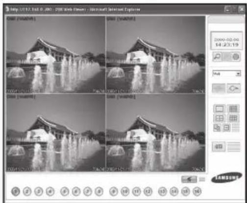SAMSUNG SHR1041K - CONNEXION DE WEB VIEWER - 9
