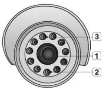 SAMSUNG SHR1041K - Camera Part Names - 1