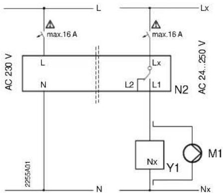 SIEMENS RCR10868 - Modelo de aquecimento ou refrigeracao: interruptor DIP 9 - 1