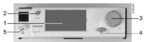 SIEMENS Synco 700 - Eléments de commande - 1