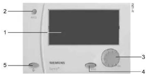 SIEMENS RMK770 - Eléments de commande - 2