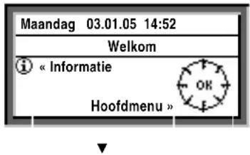 SIEMENS RMB795 - Navigatie door het menu - 1