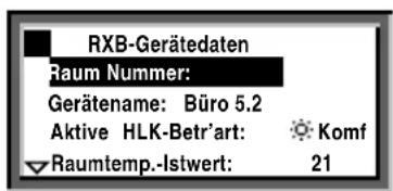 SIEMENS RMB795 - Wollen Sie den Zugang auf einen bestimmten Raum-Controller RXB? - 2