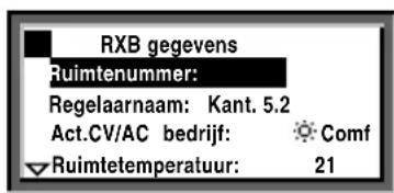 SIEMENS RMB795 - Wilt u toegang tot een bepaalde ruimteregelaar? - 2