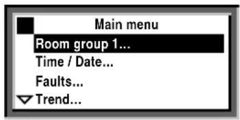 SIEMENS RMB795 - Navigating through the menu - 3