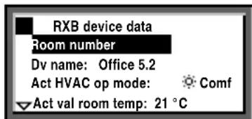 SIEMENS RMB795 - Do you want to access a specific RXB room controller? - 2