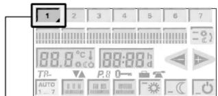 SIEMENS REV300 - - Régler le jour de semaine - 1