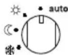 BOSCH FW120 - Modification manuelle du mode de service chauffage - 2