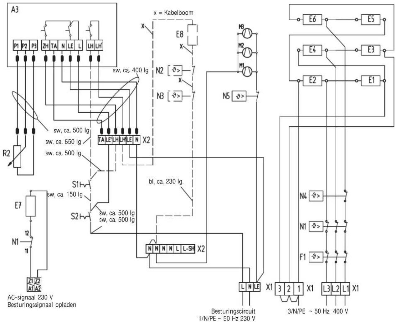 AEG RTI 101 EP - Schakelschema WSP 2010 - 7010 met RTi 101 EP - 1