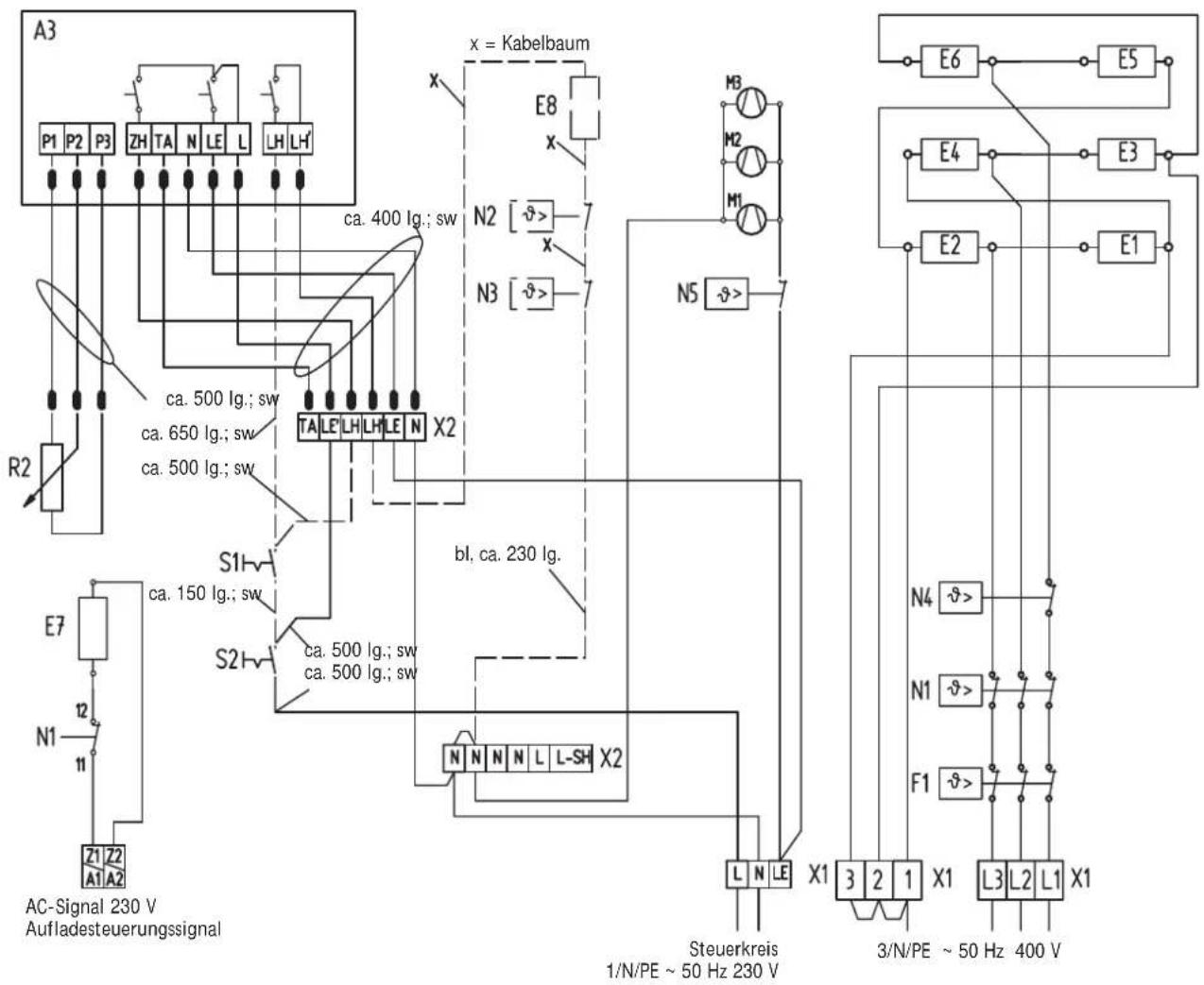 AEG RTI 101 EP - Stromlaufplan WSP 2010 - 7010 mit RTi 101 EP - 1