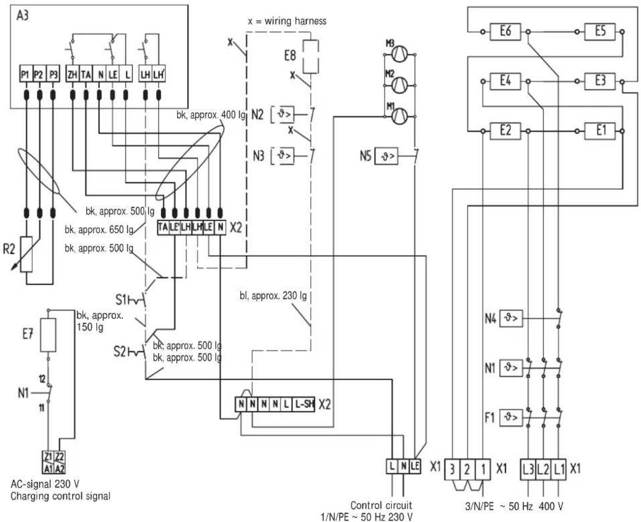 AEG RTI 101 EP - Circuit diagram WSP 2010 - 7010 with RTi 101 EP - 1