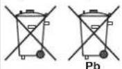 PIONEER VSX521K - (Symbol examples for batteries) - 1