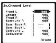 PIONEER VSX521K - Adjust the level of each channel using / - 1