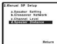 PIONEER VSX521K - Distance des enceintes - 1
