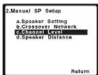 PIONEER VSX521K - Channel Level - 1