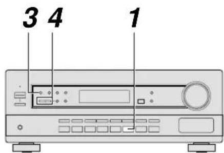 PIONEER VSX409RDS - Rappel de stations mémorisées - 2