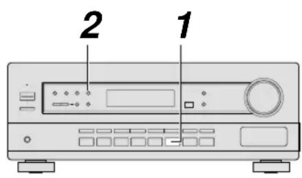 PIONEER VSX409RDS - Ricercare programmi RDS (solo pannello frontale) - 1