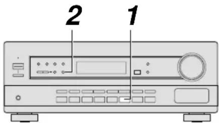 PIONEER VSX409RDS - Usare la ricerca EON (solo pannello frontale) - 1
