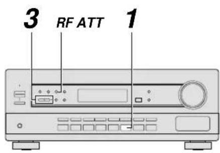PIONEER VSX409RDS - Repérage d'une station - 2