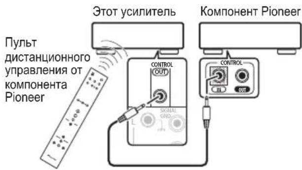 PIONEER AA6MKIIKS - CoeHHTe pa3bem CONTROL OUT 3Toro ycnHtEna c pa3bemom CONTROL IN dpyroro kOmnoHeHa Pioneer. - 1
