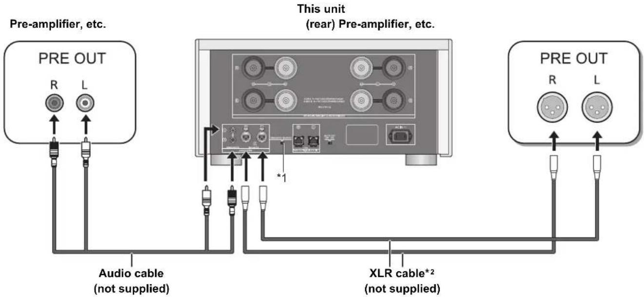 TECHNICS SER1 - Connecting to analog audio output devices - 1