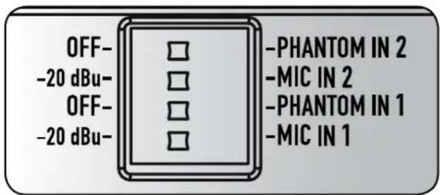RCF AM2080 - REAR PANEL - 3