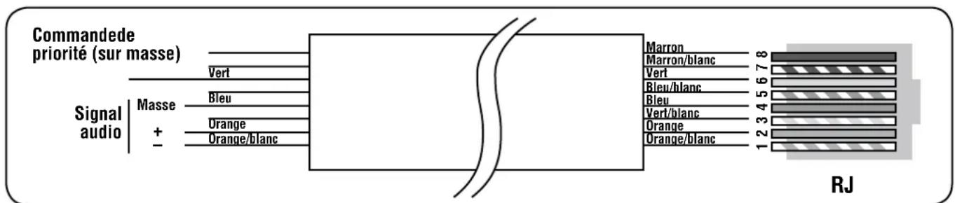 RCF AM2080 - Connexion asymétrique - 2