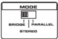 SAMSON SX1800 - Modes Bridge et Parallel - 1