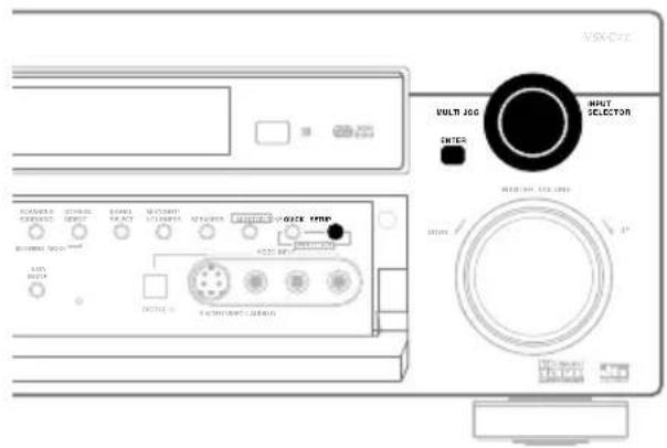 PIONEER VSXD711K - Perutilizzare la configurazione rapida - 1