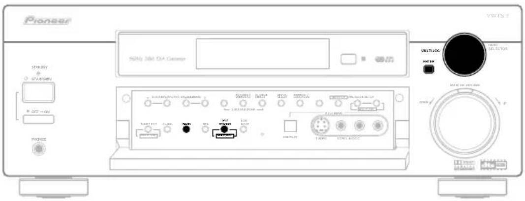 PIONEER VSXD711S - Ricerca di programmi RDS - 1