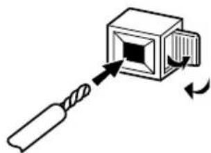 PIONEER VSXD711S - Connettori a scatto dell'antenna - 2