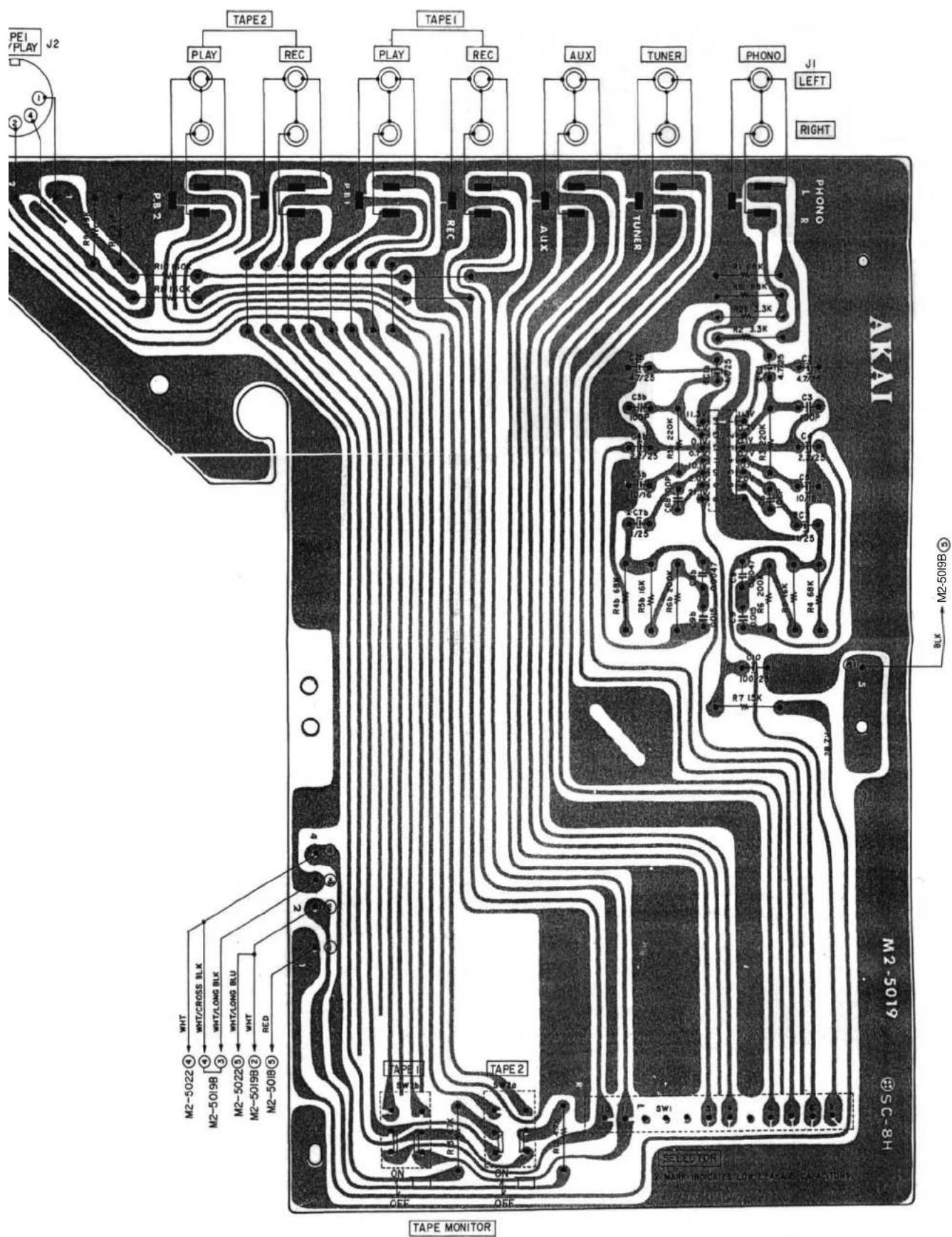 AKAI AM2200 - COMPOSITION OF VARIOUS P.C BOARD - 2