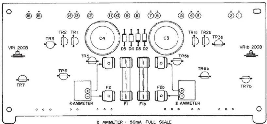 AKAI AM2200 - MAIN AMP ADJUSTMENT - 1