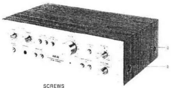 AKAI AM2200 - DISMANTLING OF UNIT - 1