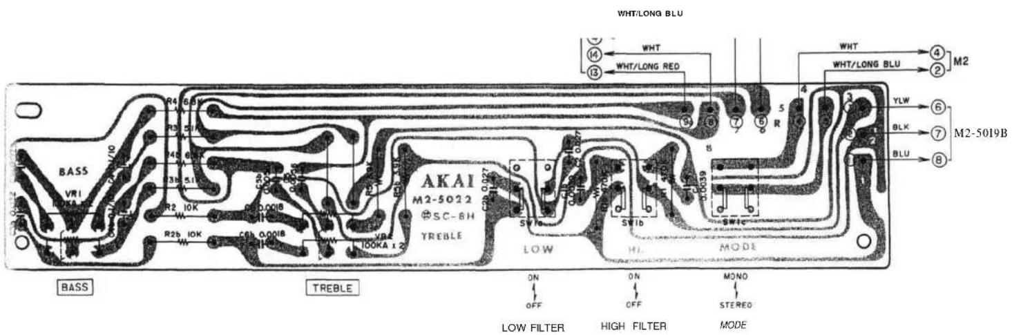 AKAI AM2200 - COMPOSITION OF VARIOUS P.C BOARD - 5