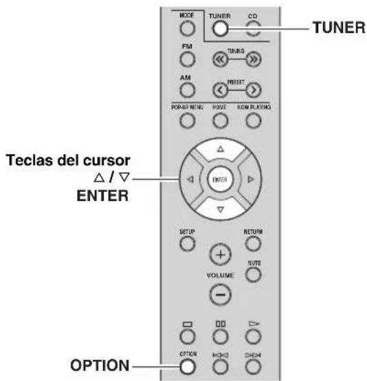 YAMAHA RN301S - Borrar una emisora presintonizada - 1
