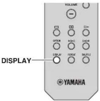 YAMAHA RN301S - Cambio de la información del visor delantero - 1
