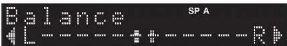 YAMAHA RN301S - Pulse / para selectionar "Balance" y, a continuacion, pulse ENTER. - 1